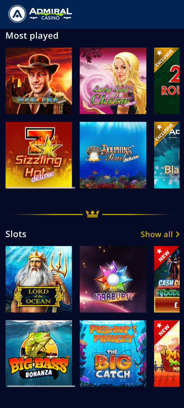 Admiral Casino App